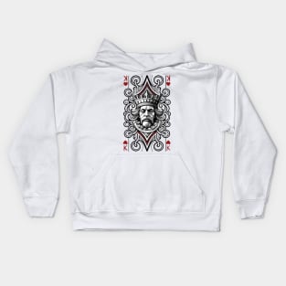 king of hearts Kids Hoodie